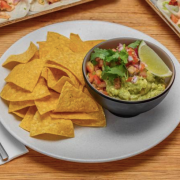Fresh Guacamole and Corn Chips (V) (GF)